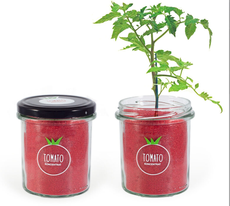 Verslo dovanos iš sėklų su įmonės logotipu